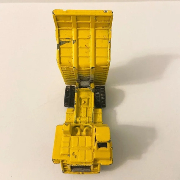Vintage 1979 Hot Wheels Yellow Construction Dump Truck Mattel Malaysia - Picture 6 of 10
